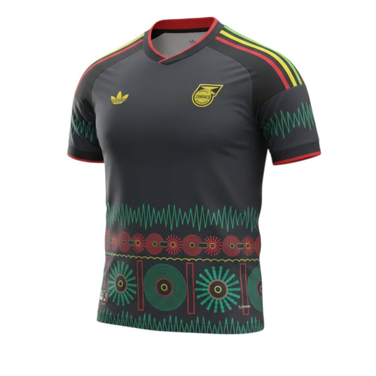 Velukz T-Shirt Alternativa Jamaica 2026 featuring vibrant colors and a stylish design inspired by Jamaica's culture.