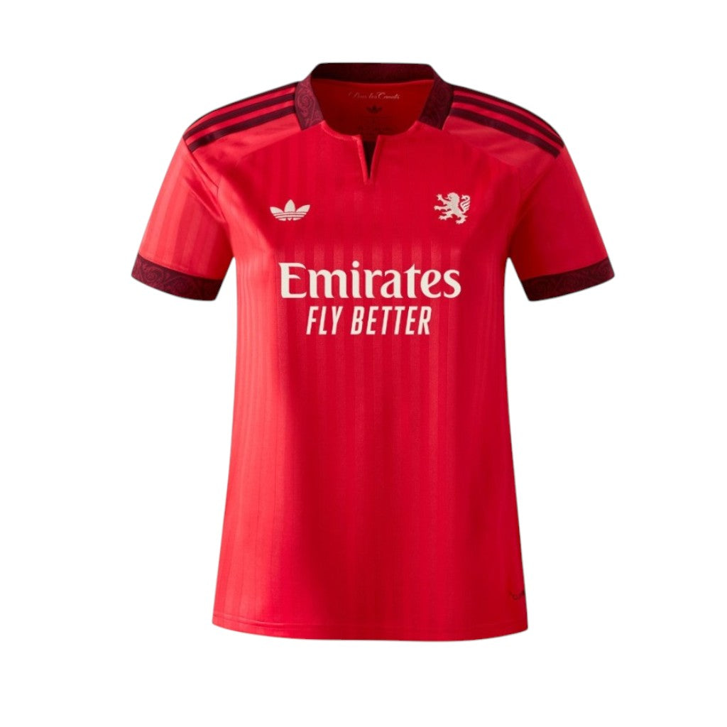 Camiseta casual feminina Velukz Lyon 26/27, tecido confortável, com design moderno, vista frontal da t-shirt.