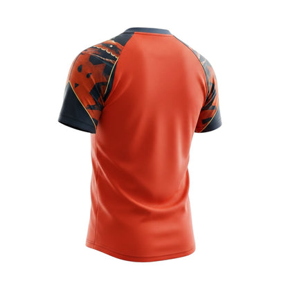 Camisa especial do Manchester United com estampa de cobra, marca Velukz, vista frontal com detalhes do design.
