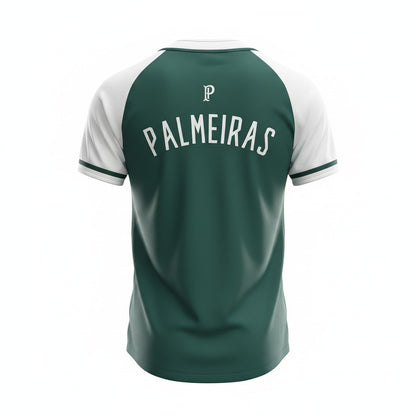Velukz T-Shirt Especial Baseball for Palmeiras, featuring team colors and logo, designed for fans of the 25/26 season.