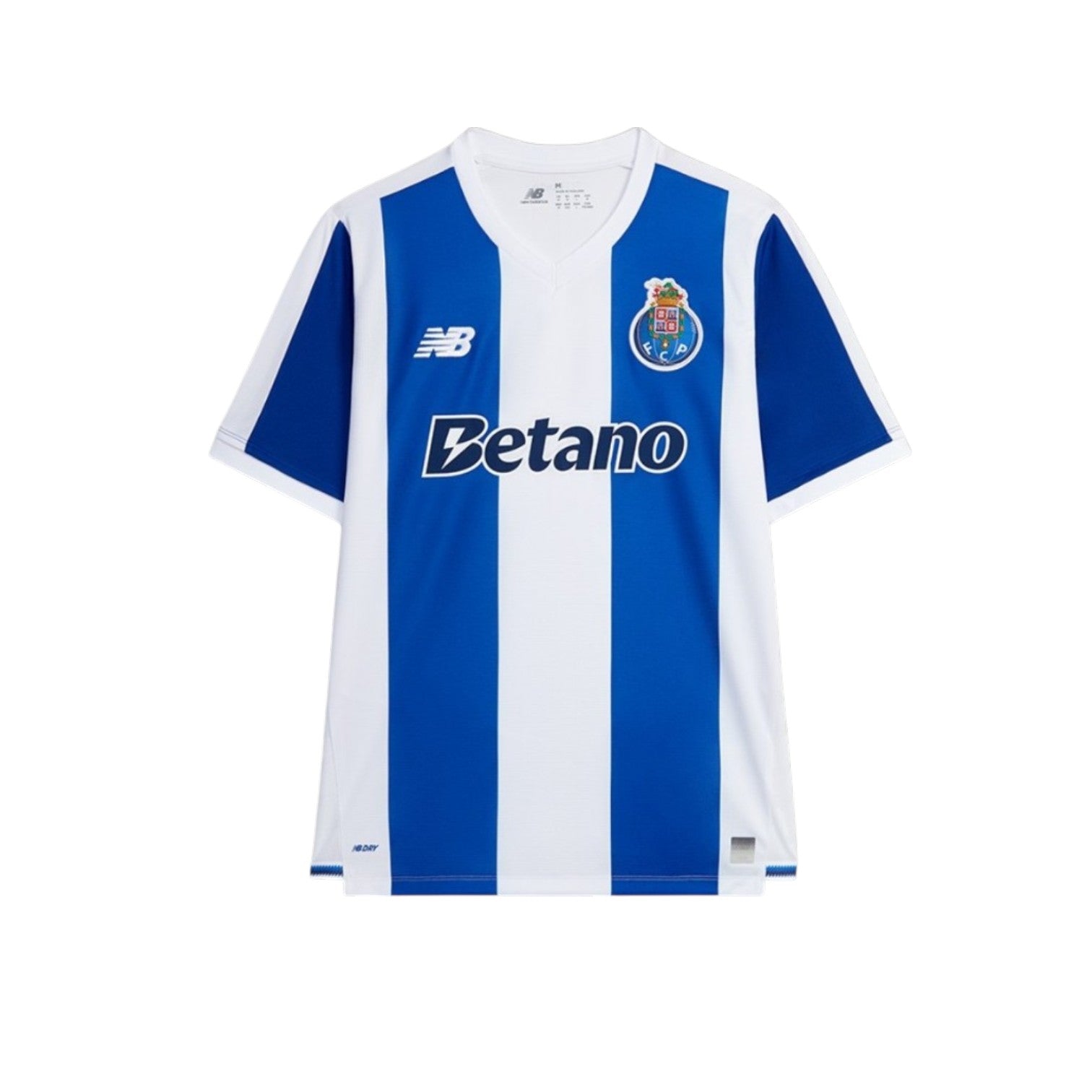 Camisa principal do F.C Porto 26/27 da Velukz, camiseta azul com detalhes do time, vista frontal.
