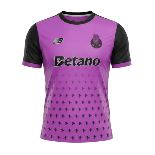 Camisa T-Shirt Especial Porto da marca Velukz, com design exclusivo, vista frontal, tecido confortável e detalhes coloridos.