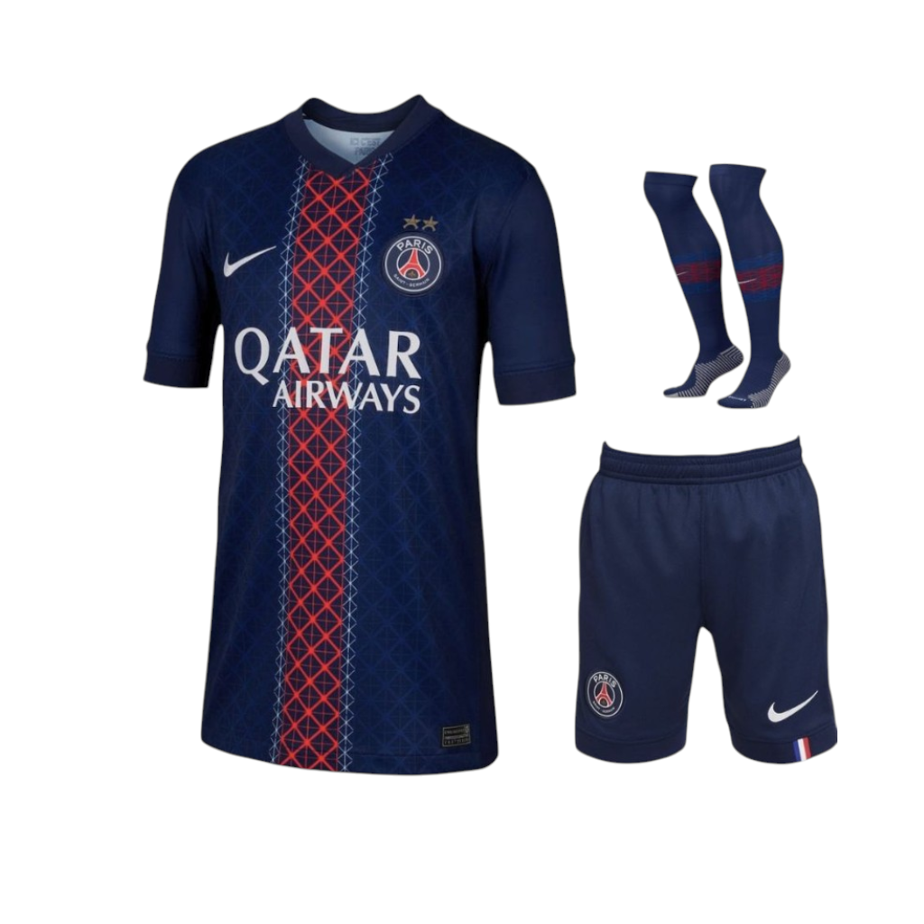 Kit Criança Principal PSG 25/26 -  2 estrelas