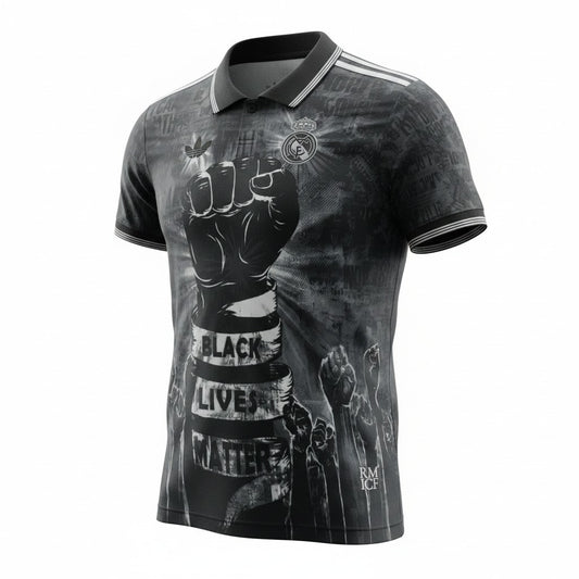 Camisa T-Shirt Velukz do Real Madrid, camiseta esportiva com logo do time, feita de algodão confortável e de alta qualidade.