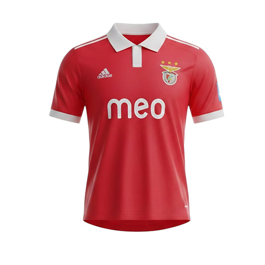 Camisa retrô do Benfica 12/13 da Velukz, camiseta esportiva com detalhes clássicos e logotipo do time.