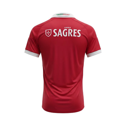 Camisa T-Shirt Retro Benfica 12/13 da Velukz, com design clássico e detalhes do time.