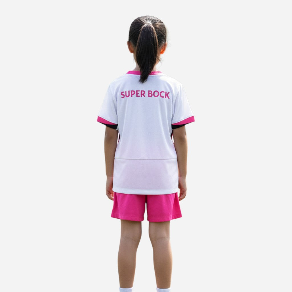 Kit Sporting PINK OCTOBER rosa - Criança - Kickeoffss
