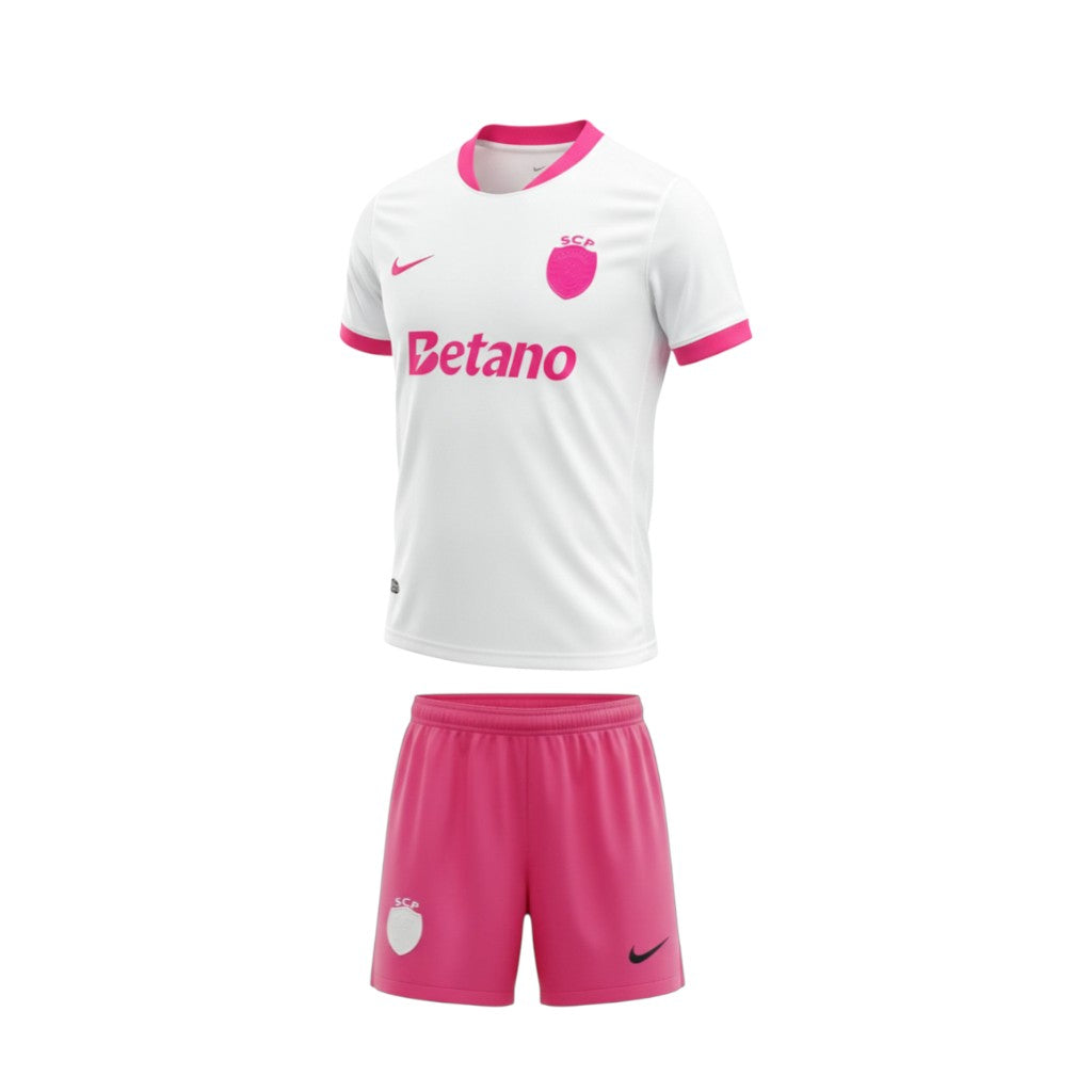 Kit Sporting PINK OCTOBER rosa - Criança - Kickeoffss