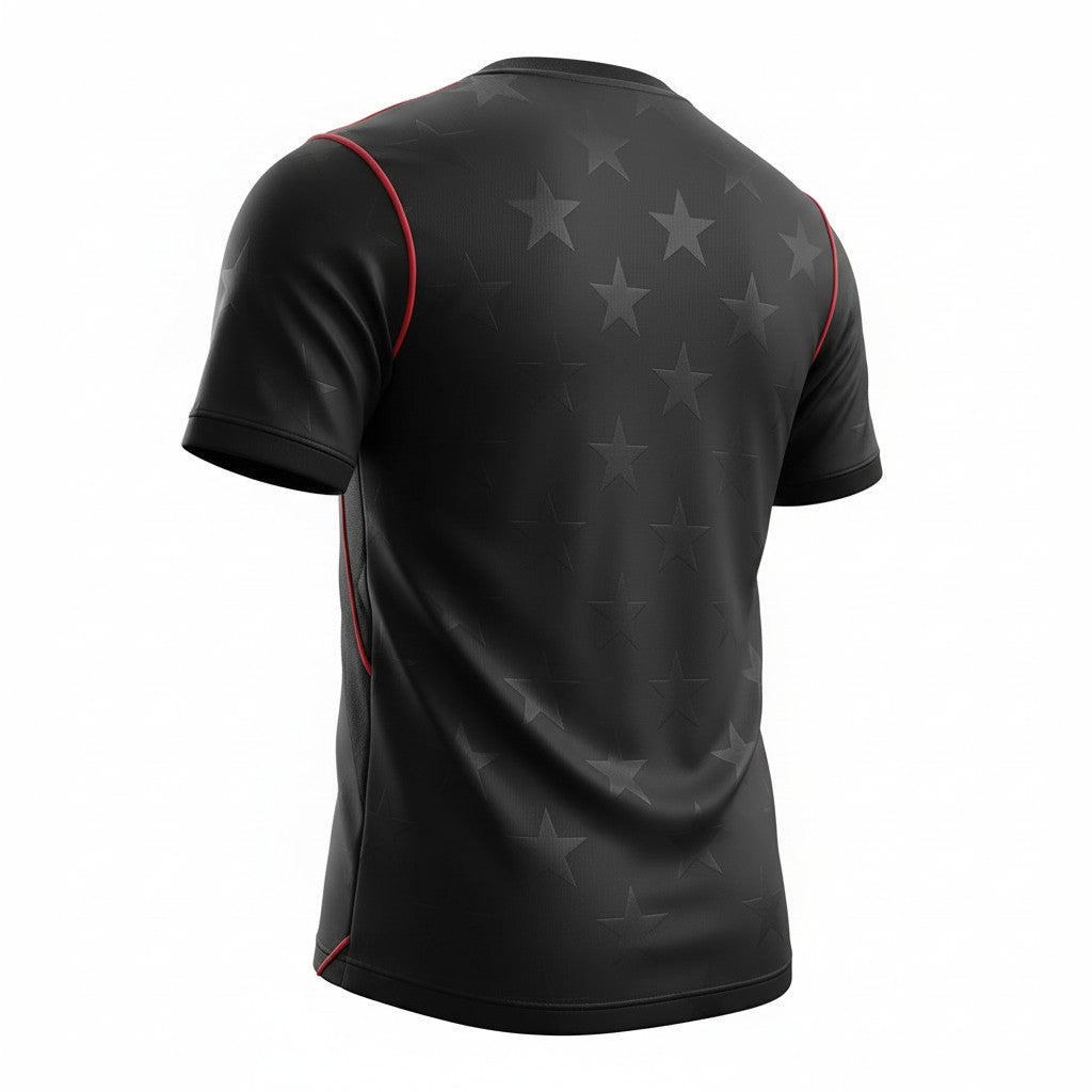 T-Shirt Alternativa USA Velukz com design de bandeira dos EUA, cor branca, encaixe confortável, estilo casual.